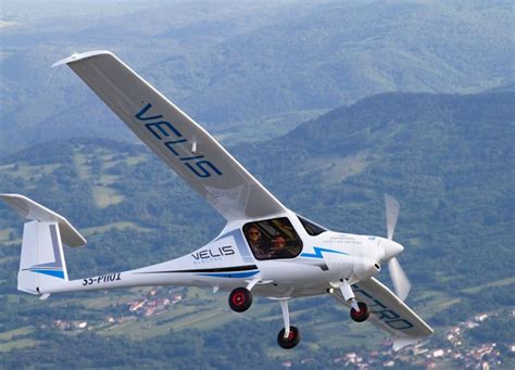 Flying Pipistrel's Electric Airplane .